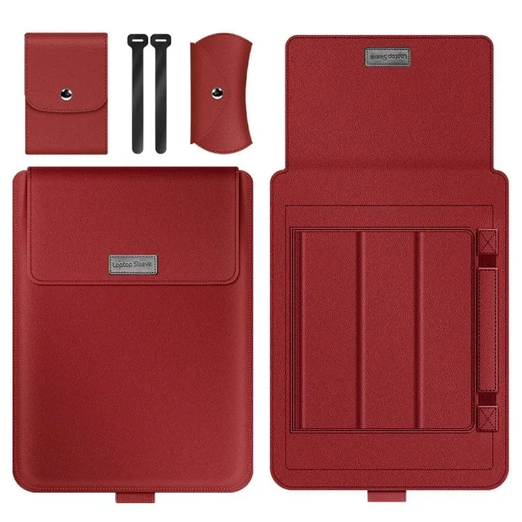 allentian allentian 4-in-1 Laptop Sleeve with Stand Red 13/14 inch — product photo