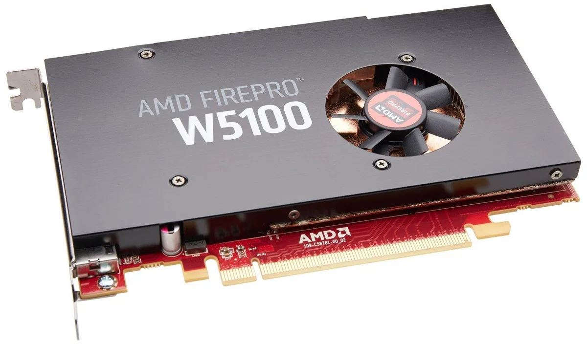 ATI ATI AMD FirePro W5100 4GB GDDR5 128-bit PCIe 3.0 x16 workstation graphics card — product photo
