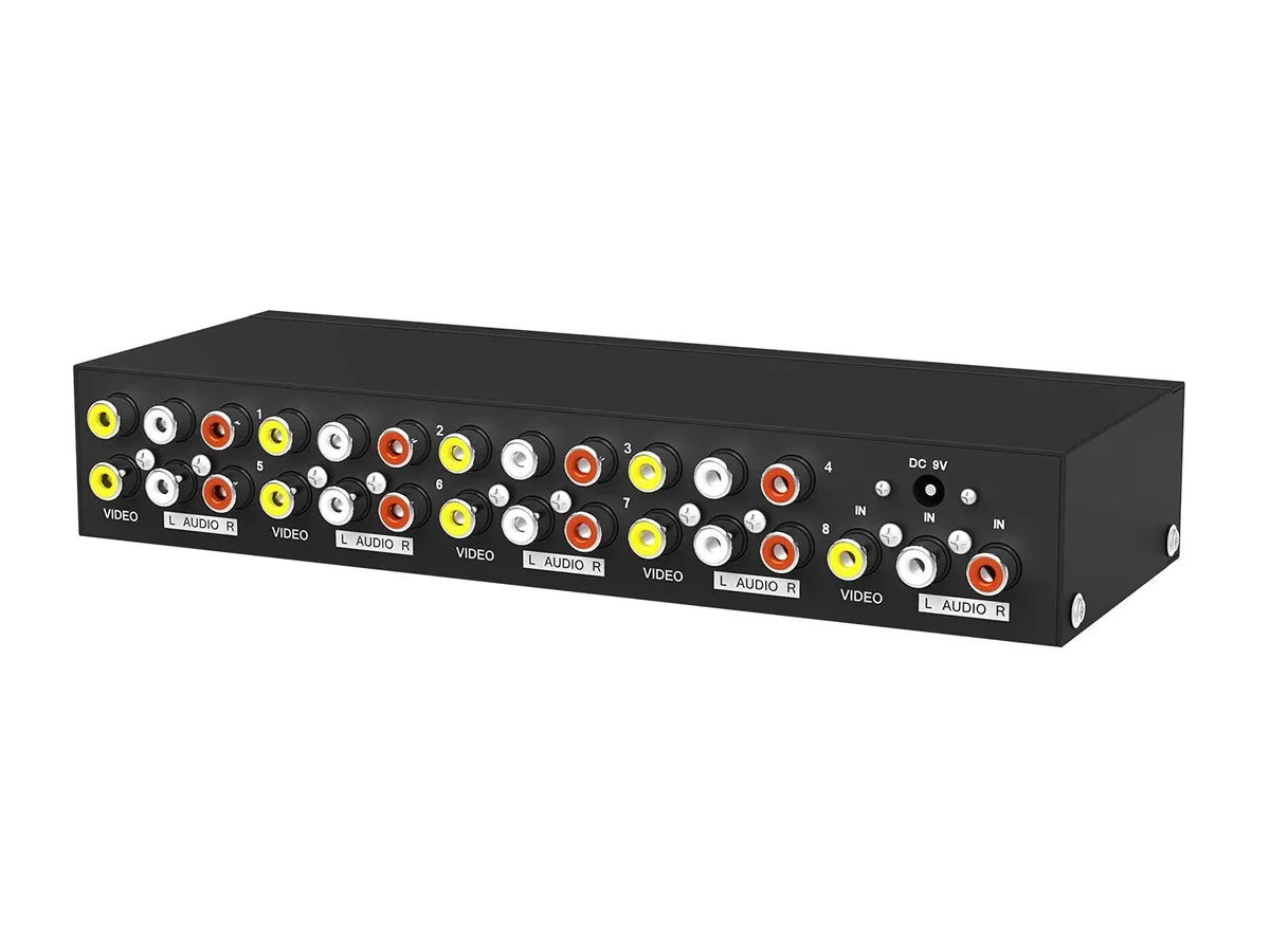 Vszerda Vszerda MT-VIKI 108AV 8-Way RCA Audio/Video Splitter 1 in 8 Out — product photo