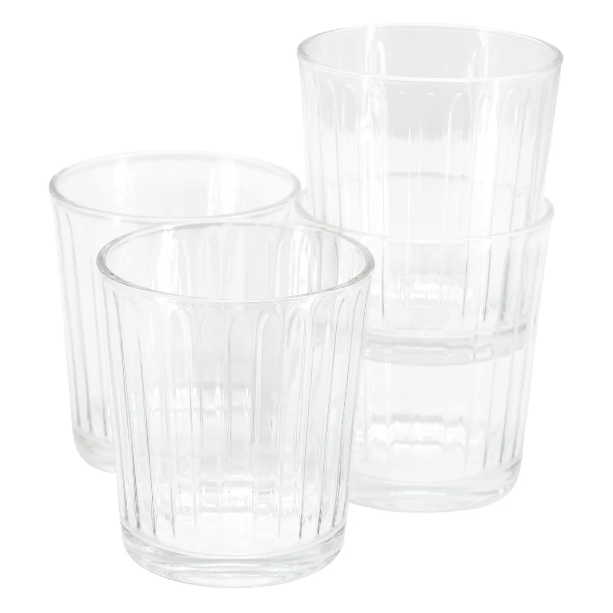 Gibson Home Gibson Home 510121063M Moonstone 4 Piece 13.2oz Double Old-Fashioned Drinkware — product photo