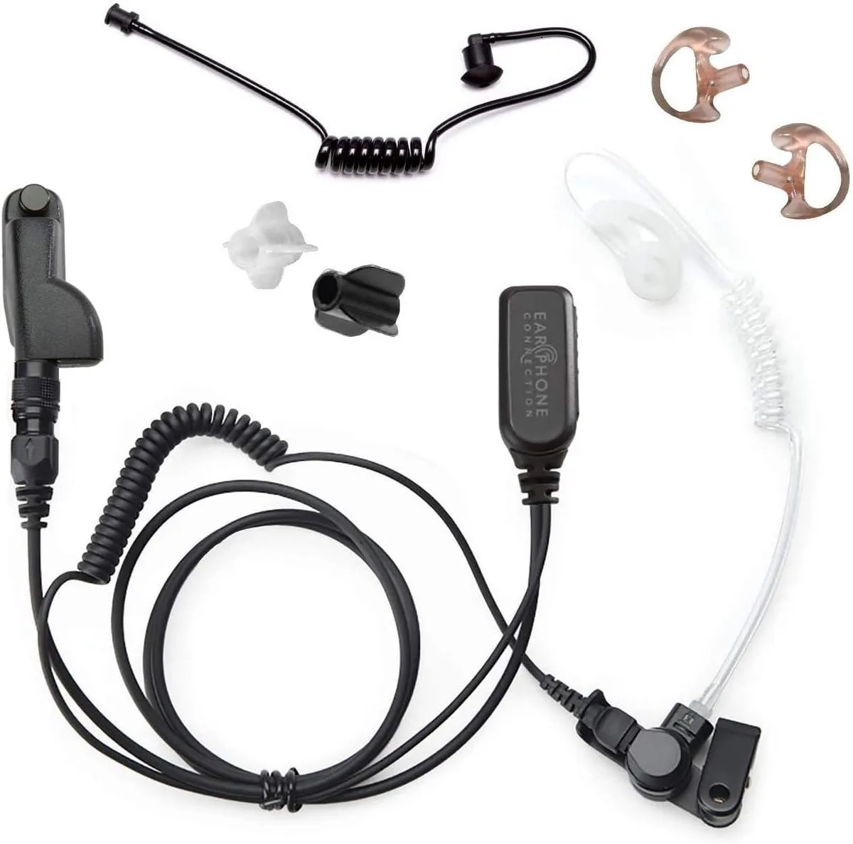 usbroway usbroway EP1334QR-PTT Quick Release Hawk Lapel Mic two-way radio — product photo