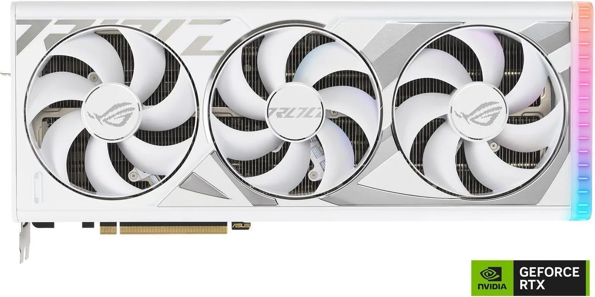 ASUS ASUS ROG Strix GeForce RTX 4090 White Edition 24GB graphics card — product photo