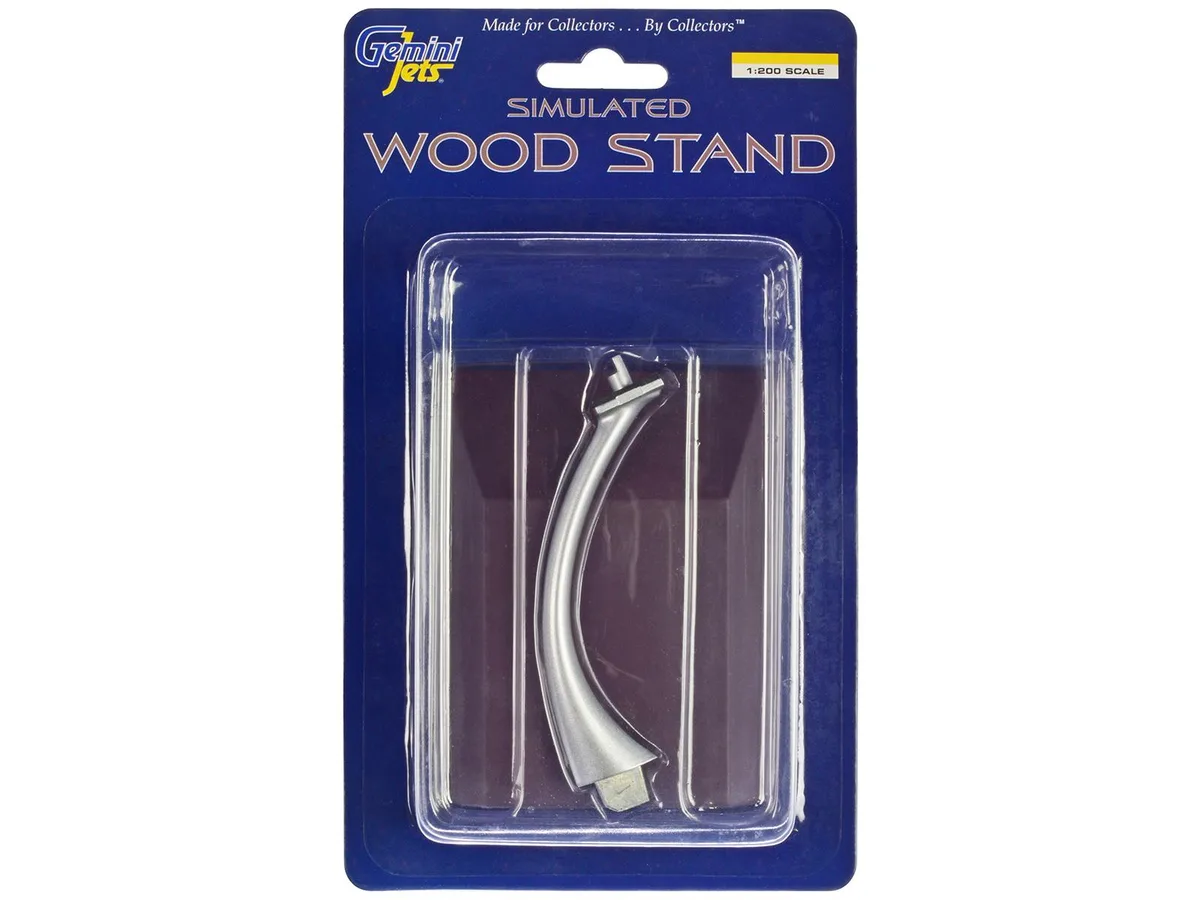 GeminiJets GeminiJets 1/200 Scale Simulated Wood Display Stand Medium 3.75in — product photo