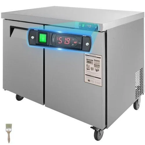 VEVOR VEVOR KTR-48B 48" Double-Door Refrigerated Prep Table 12.85 Cu. Ft — product photo