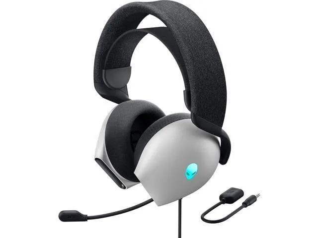DELL DELL Alienware AW520H Wired Gaming Headset White 40mm Hi-Res 16.8 RGB — product photo