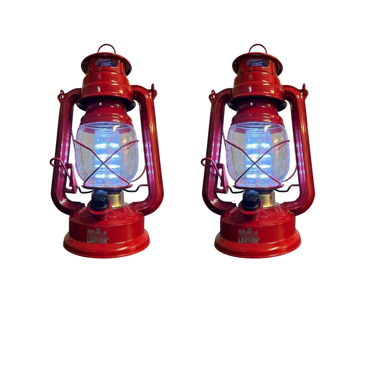 As Seen On TV As Seen On TV Olde Brooklyn Lantern Red Two Pack 6561-12-2 — product photo
