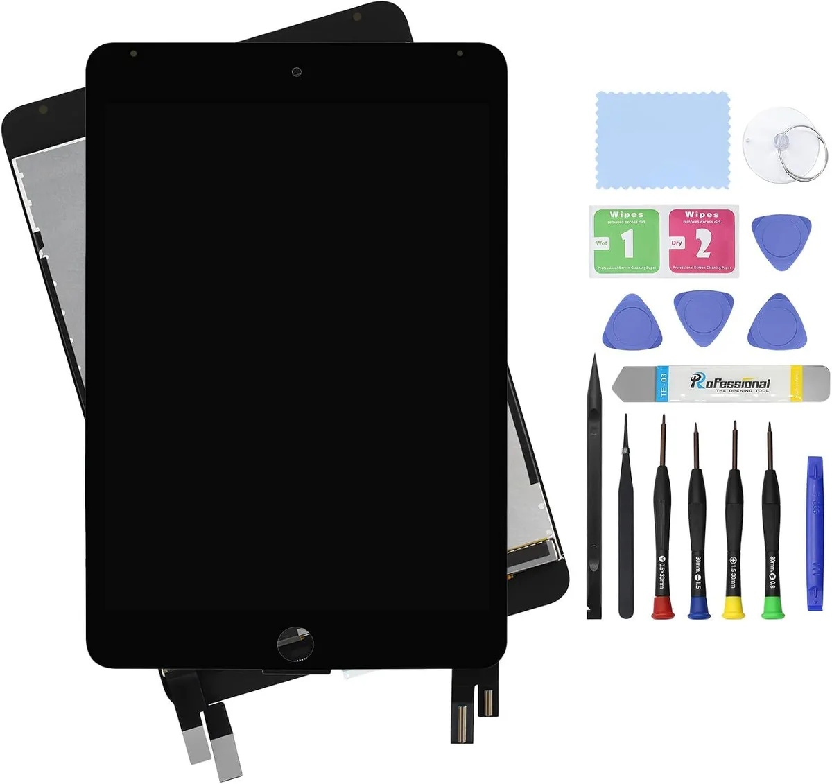 NUOLAISUN NUOLAISUN 7.9" LCD Screen Assembly Touch Digitizer Repair Kit Sleep/Wake Sensor Black A1538 A1550 — product photo