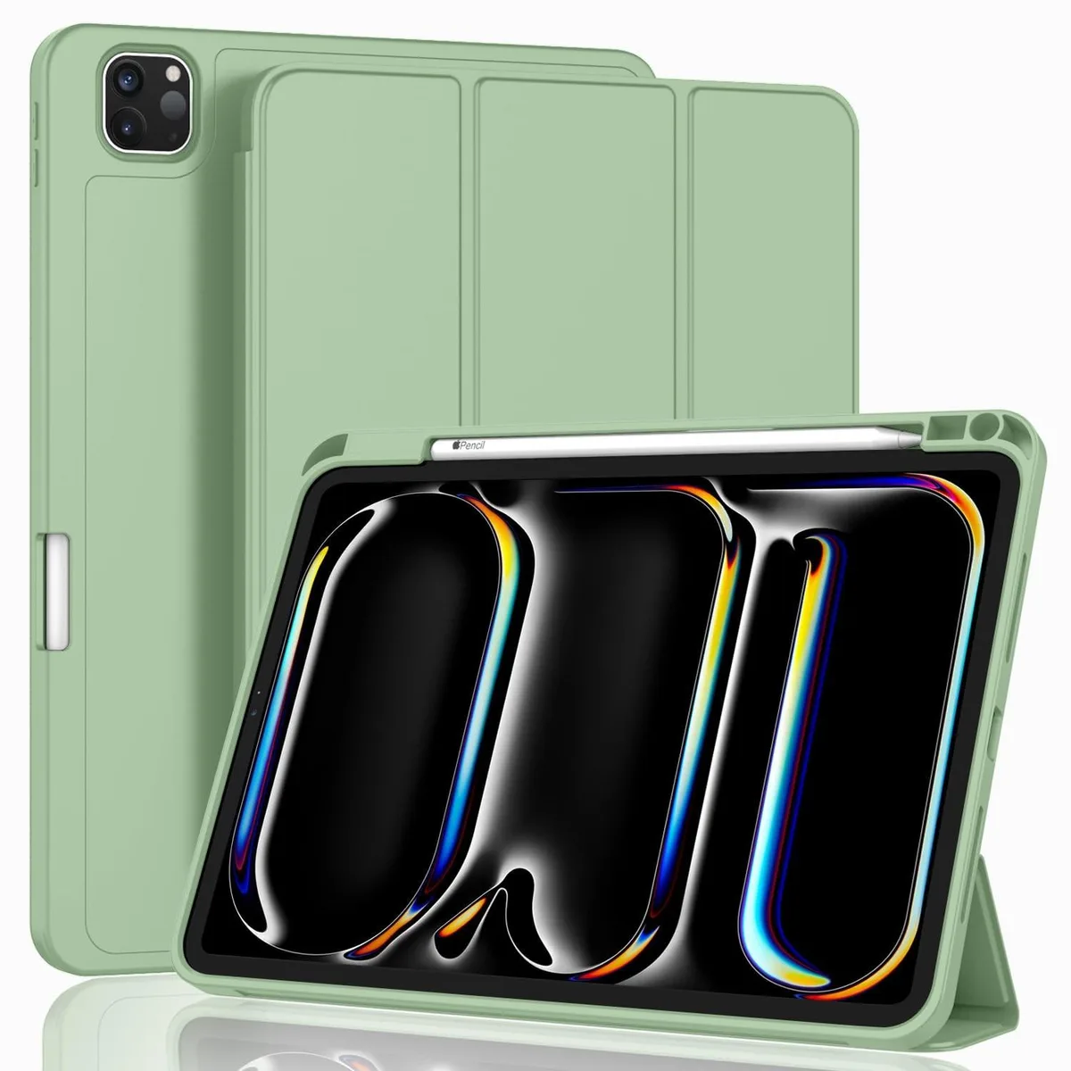 V2 Technologies V2 Technologies 13-inch iPad Pro Case (M5 2025 / M4 2024) Matcha Green 2 in 1 accessory — product photo