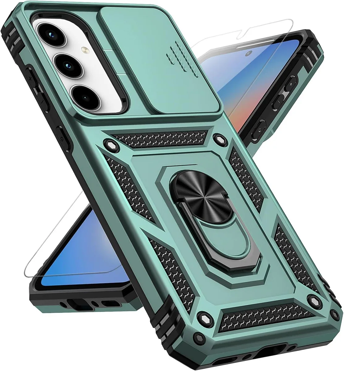 TAURKENAM TAURKENAM Samsung Galaxy A35 5G Case Dark Green 2024 — product photo