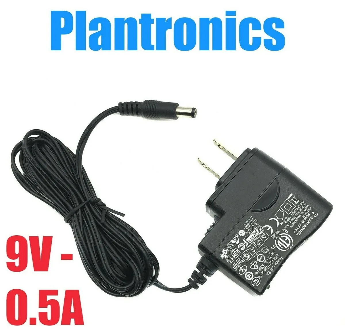 Plantronics Plantronics SSC-090050 SSA-5W power adapter 9V 500mA P/N 83648-02 — product photo