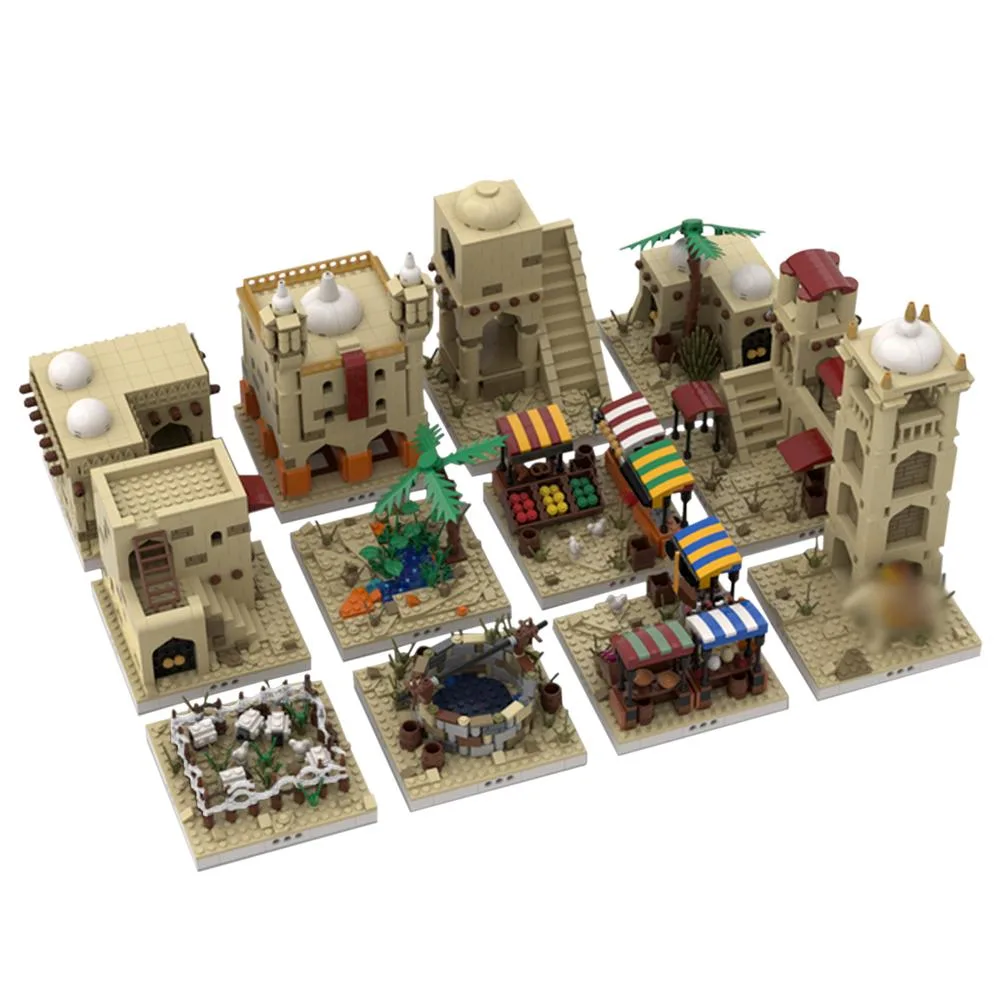 ZITIANYOUBUILD ZITIANYOUBUILD C4608 Village with Water Well 3957 Parts — product photo