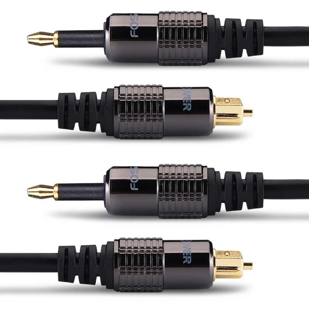 FosPower FosPower FOSCBL-2451PF toslink digital optical audio cable 3FT — product photo