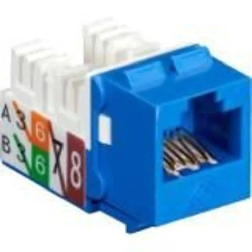 Black Box Corporation Black Box Corporation FMT630-R3-25PAK 25-pack blue unshielded keystone jacks — product photo