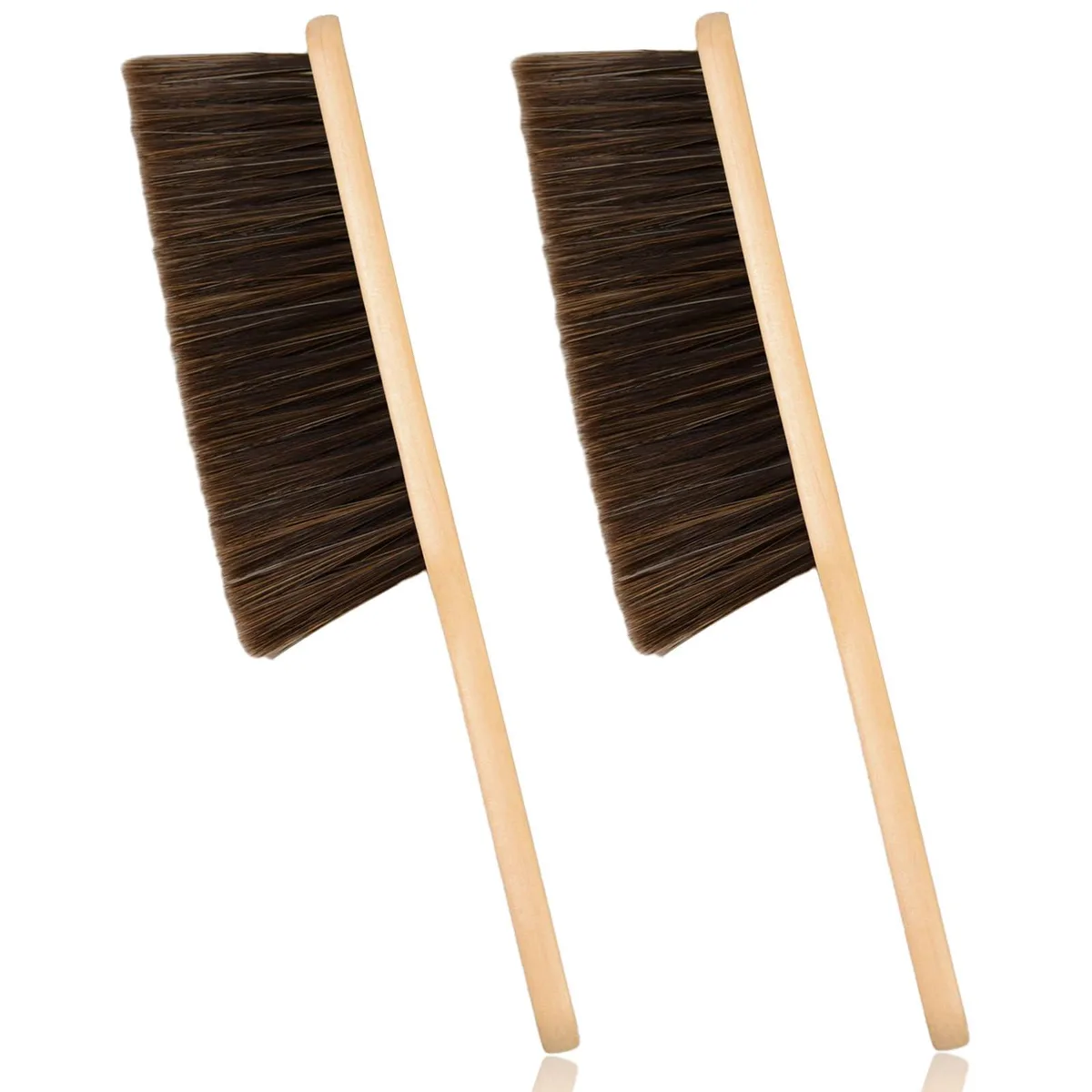  Dazzhues 2-Piece Wooden Dust Brush Set 14.17 in — product photo