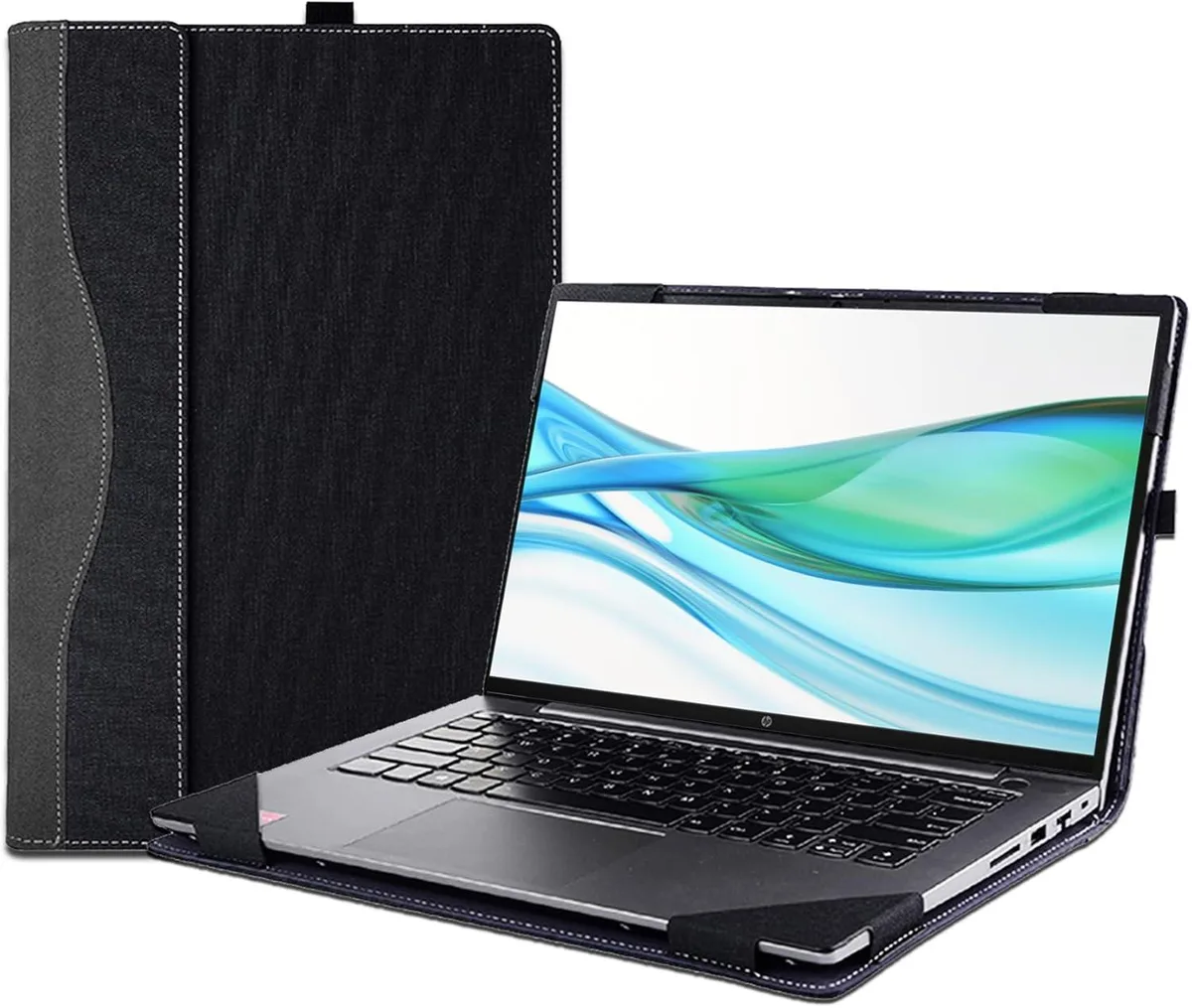BONAEVER BONAEVER Hard Case Grey 14 inch HP ProBook 440 445 EliteBook 640 645 G11 Pencil Holder — product photo