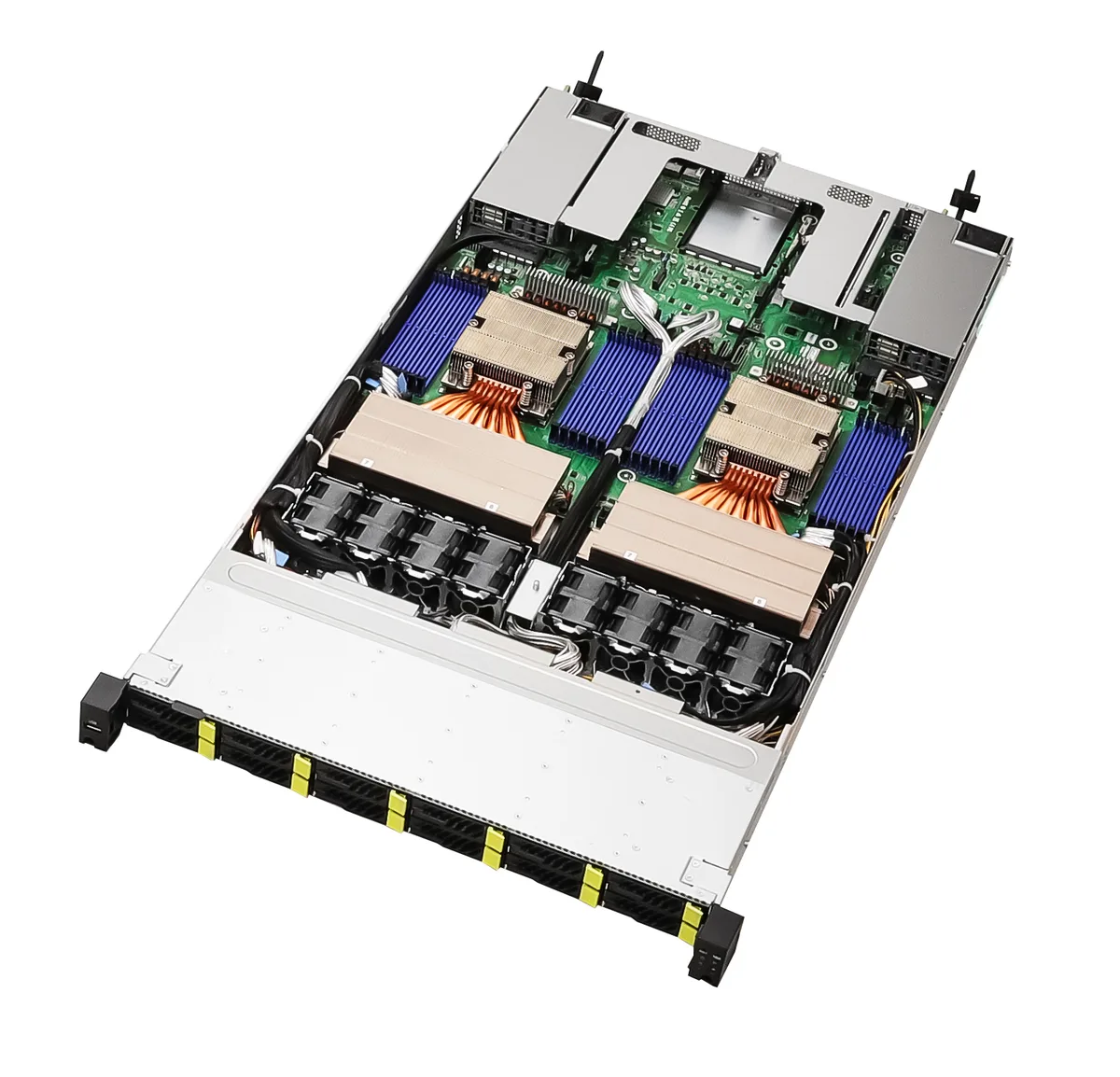 ASRock Rack ASRock Rack 1U12E-TURIN2/EVAC barebone server 1U dual SP5 24 DDR5 12 NVMe 2.5 2000W — product photo