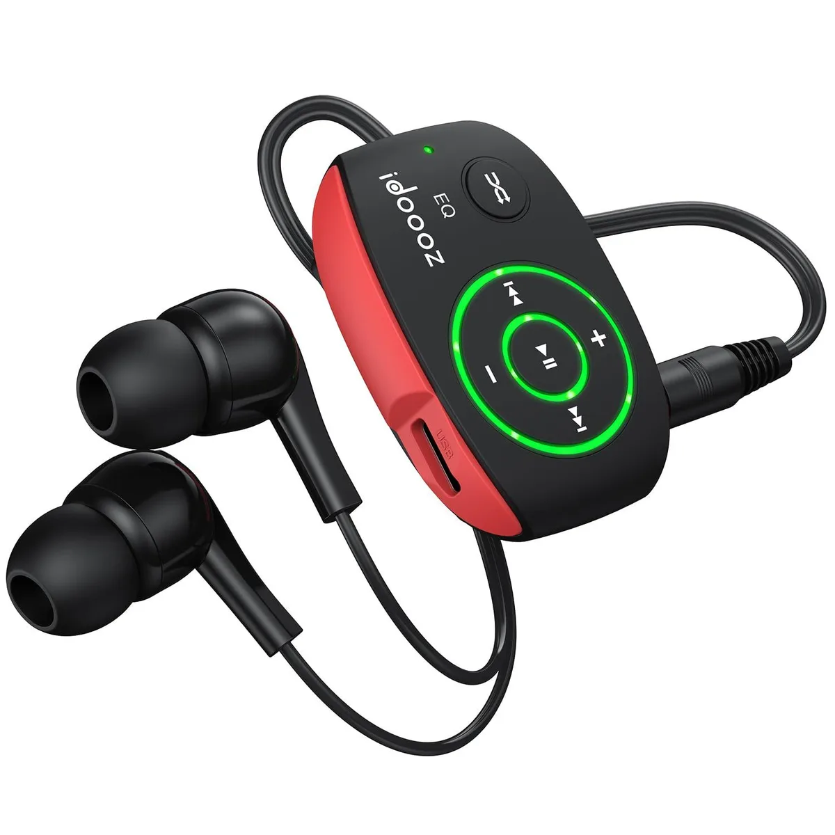  idoooz X2 8 GB MP3 Player Clip LED Black — product photo