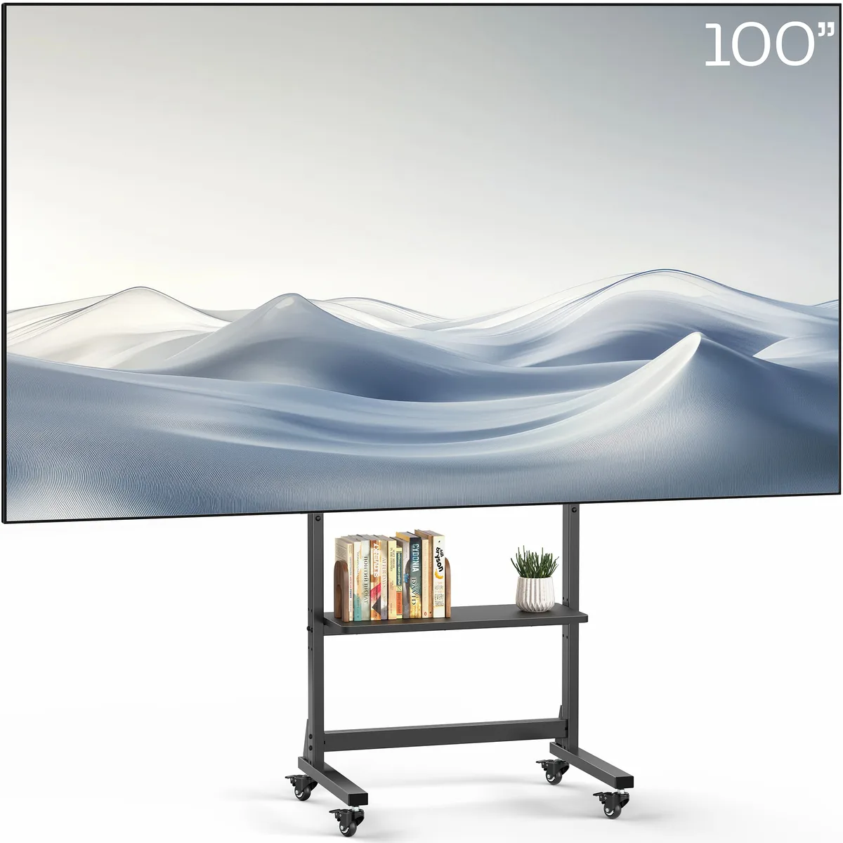 VIVO VIVO Heavy-Duty Mobile TV Cart with Storage Shelf, up to 100 — product photo