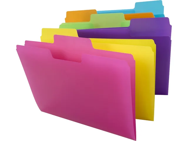 Smead Smead 10515 SuperTab poly file folder 18 pack letter size — product photo