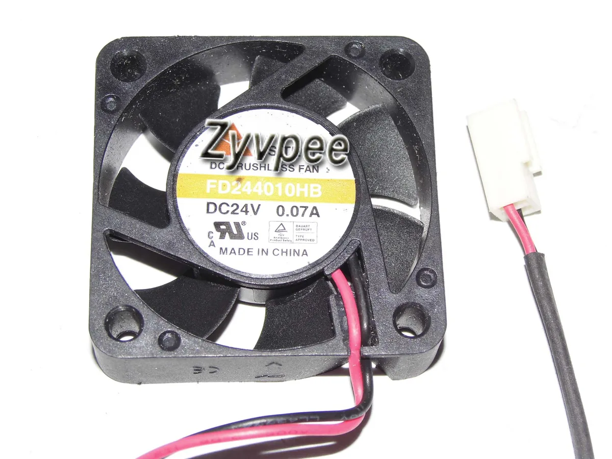 SunnyStar Co., Ltd SunnyStar Co., Ltd FD244010HB 4010 24V .07A 2 Pin Ball Bearing Case Fan — product photo