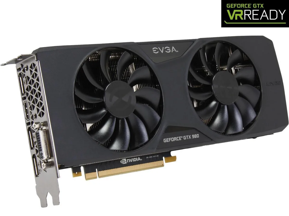 EVGA EVGA GeForce GTX 980 4GB SC GAMING ACX 2.0 graphics card — product photo