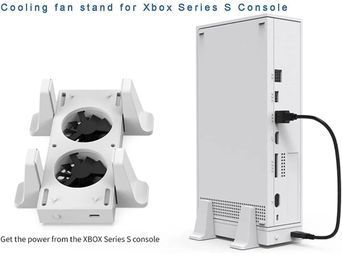 BONAEVER BONAEVER Vertical Cooling Fans Stand for Xbox Series S — product photo