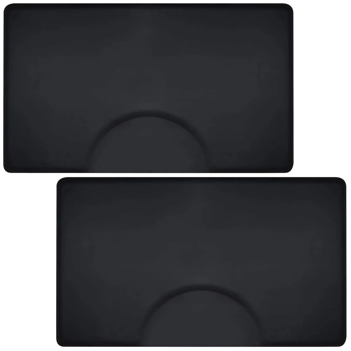 Saloniture Saloniture 3x5 ft Anti-Fatigue Floor Mat Black 1/2 in 2 Pack — product photo