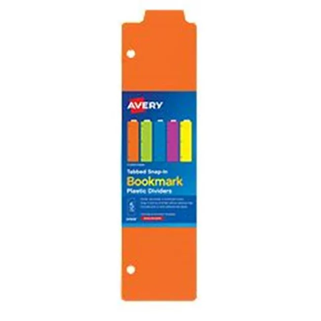 Avery Dennison Avery Dennison 24908 5 Tabbed Snap-In Dividers 3 x 11.5 in toy storage — product photo