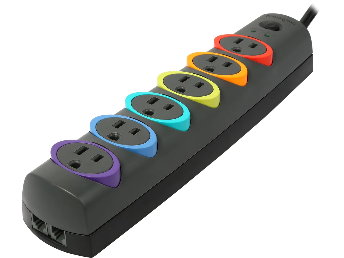 Kensington Kensington K62147NA 6-outlet 945 J 7 ft surge protector — product photo