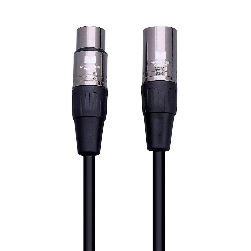 Monster Monster Prolink Classic Microphone Cable 5 Ft Silver Contact XLRs — product photo