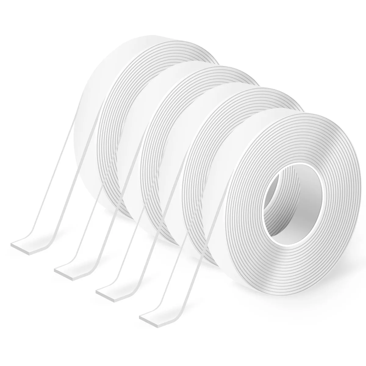  Art3d S10411 Double-Sided Tape 4 Rolls 10ft 1/24in x 1/2in — product photo