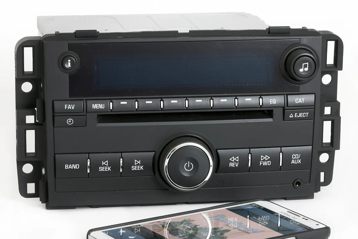 1 Factory Radio 1 Factory Radio 25980720 receiver AM FM CD Aux Bluetooth 2009 Impala — product photo