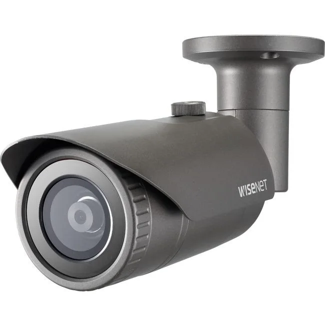 SAMSUNG SAMSUNG Wisenet QNO-7012R 4MP Bullet Camera Dark Gray 2.80mm 65.62ft IR — product photo