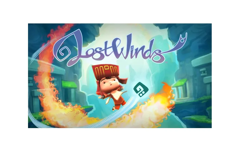 Steam download code card for LostWinds adventure game