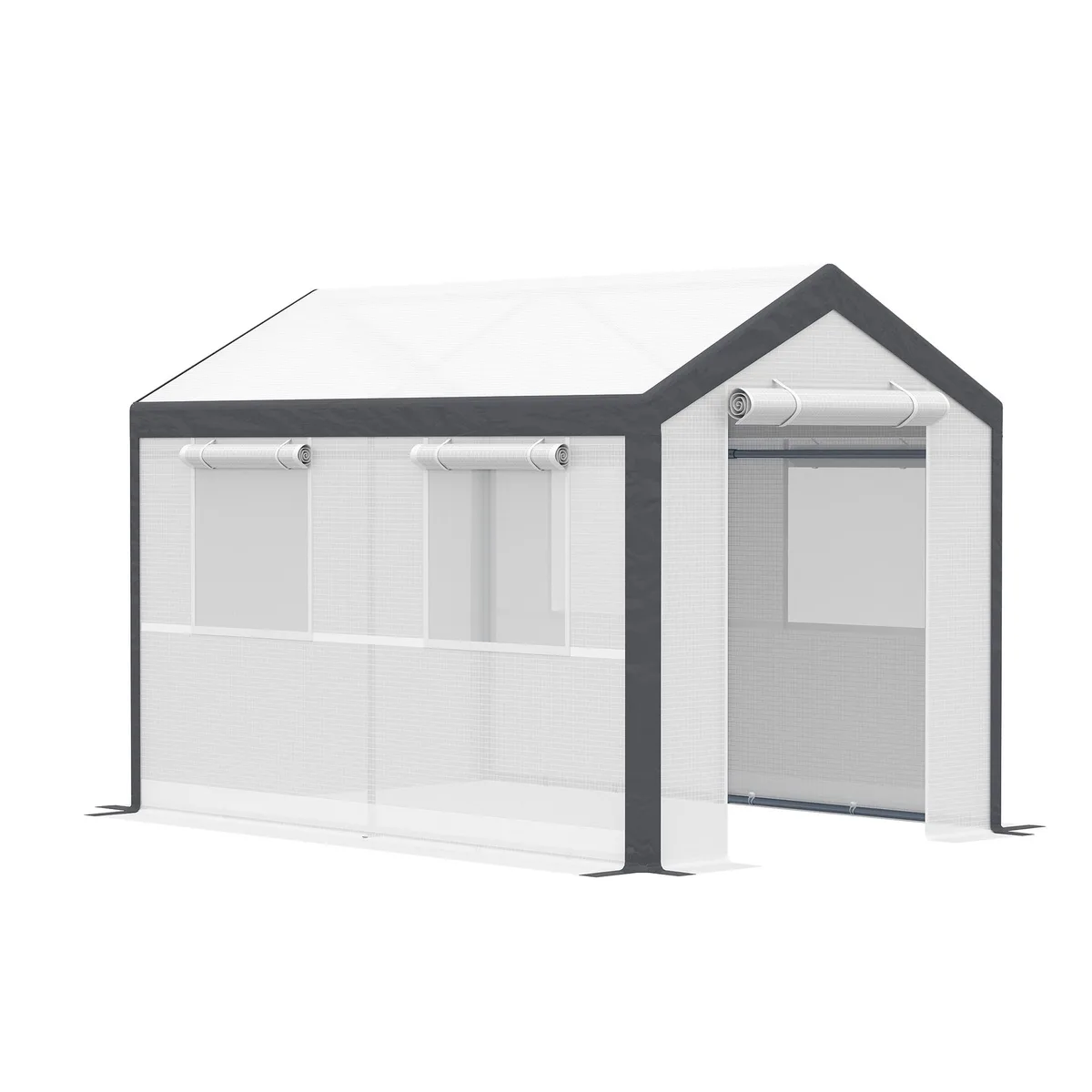 tuphen tuphen White Steel Trellis 9.8' x 6.6' x 7.2 — product photo