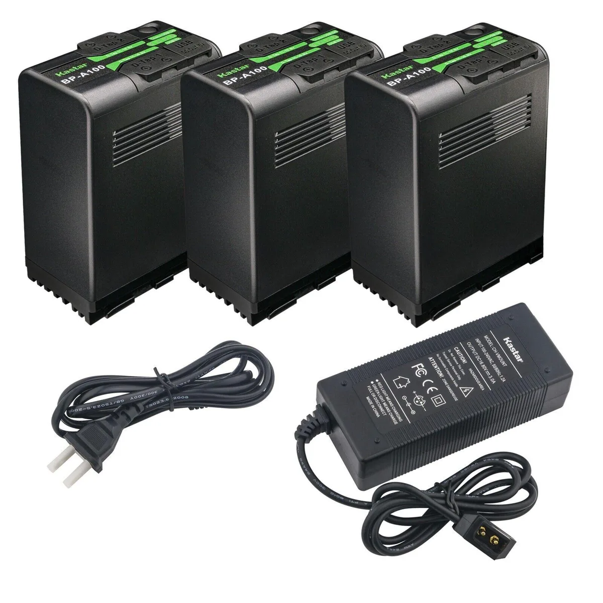 Kastar Kastar BP-A100 3 Battery Pack with D-Tap Charger 98Wh — product photo