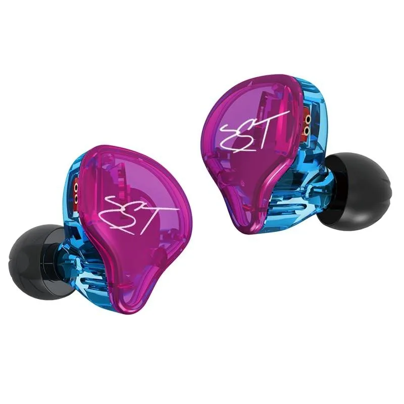 Batianda Batianda KZ ZST in-ear earphones (Purple, with mic) 2 in 1 accessory — product photo