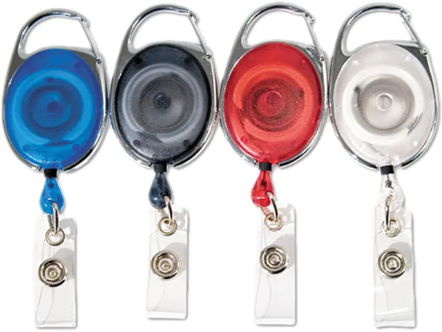 Advantus Advantus 75552 Carabiner Retractable ID Card Reel 30" 20 Pack — product photo
