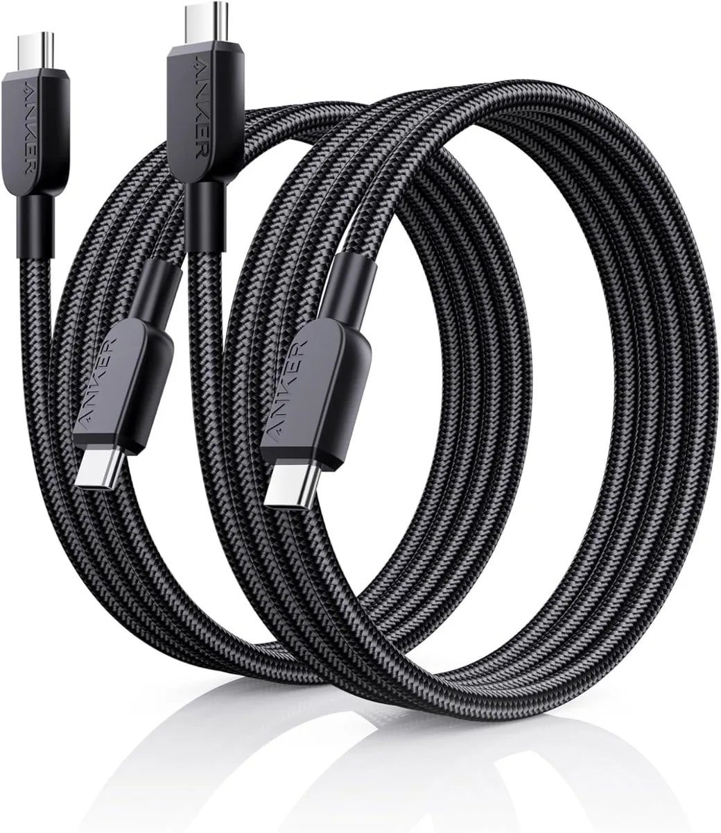 miqpower miqpower USB C to USB C Cable 240W 2Pack 3FT Black — product photo