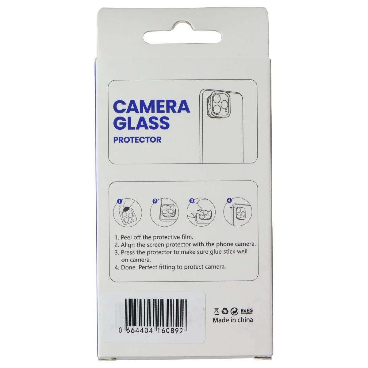 Lito Children’s Wear Lito Children’s Wear S+ Camera Glass Protector for iPhone 14 Pro/14 Pro Max - Black — product photo