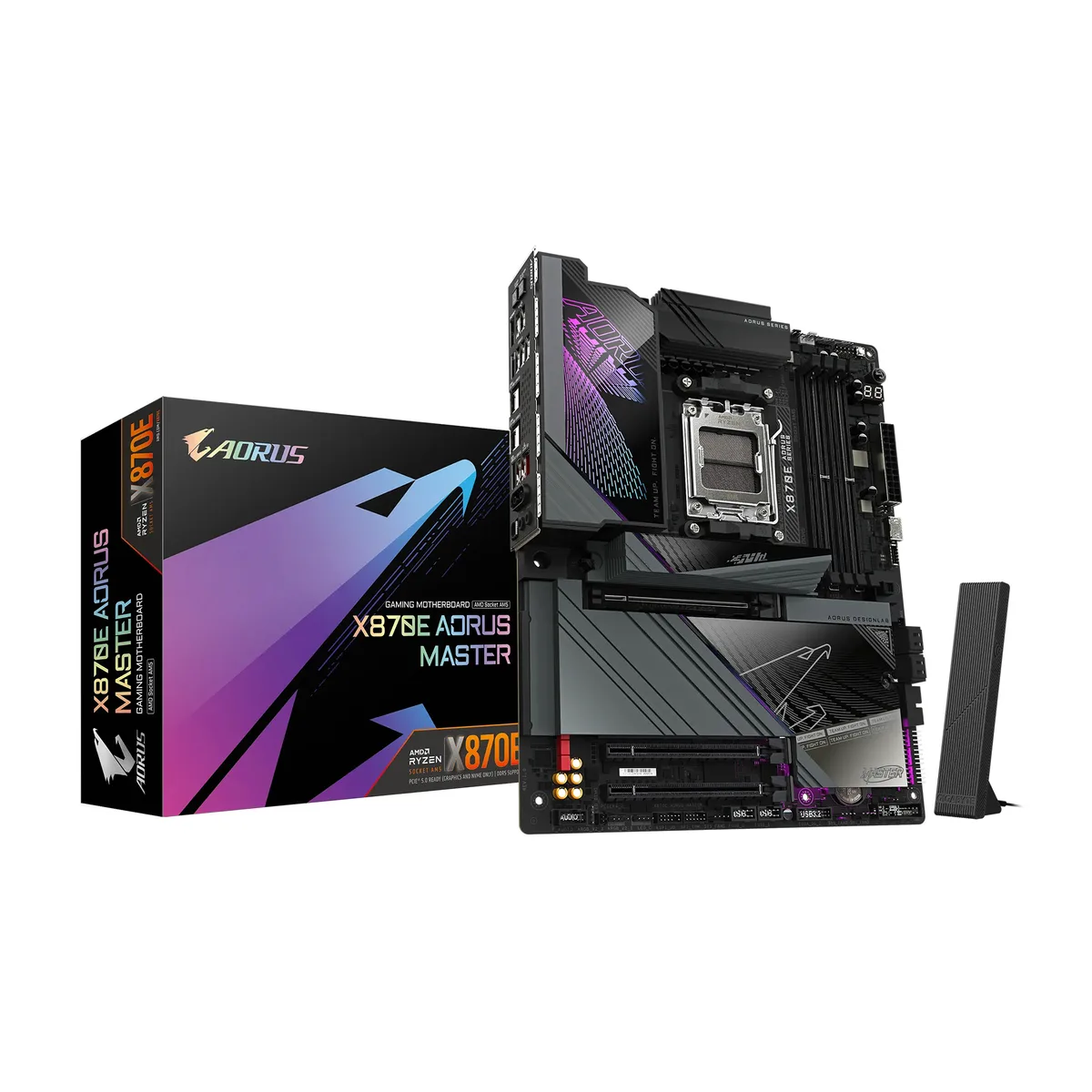 GIGABYTE GIGABYTE X870E AORUS MASTER AM5 AMD motherboard — product photo