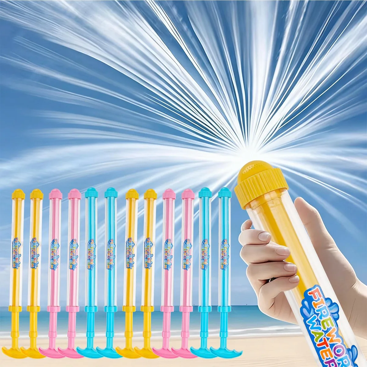  12Pack Creativity Fireworks Water Gun 12 Pack Outdoor Toy — product photo
