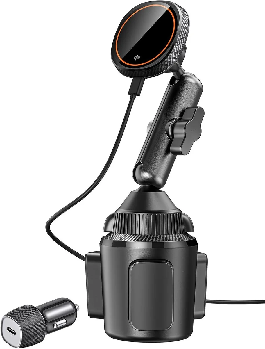 Leelbox Leelbox Qi2 15W Car Cup Holder Charger with Fan PD 30W — product photo