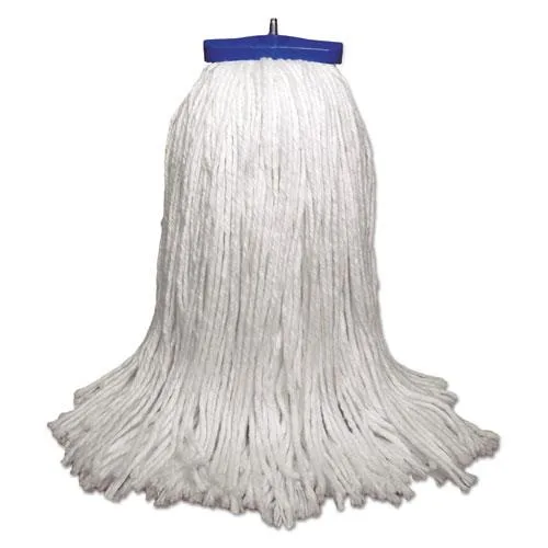 Boardwalk Boardwalk BWK732R Wet Mop Head 32 oz White Rayon 12/Carton — product photo
