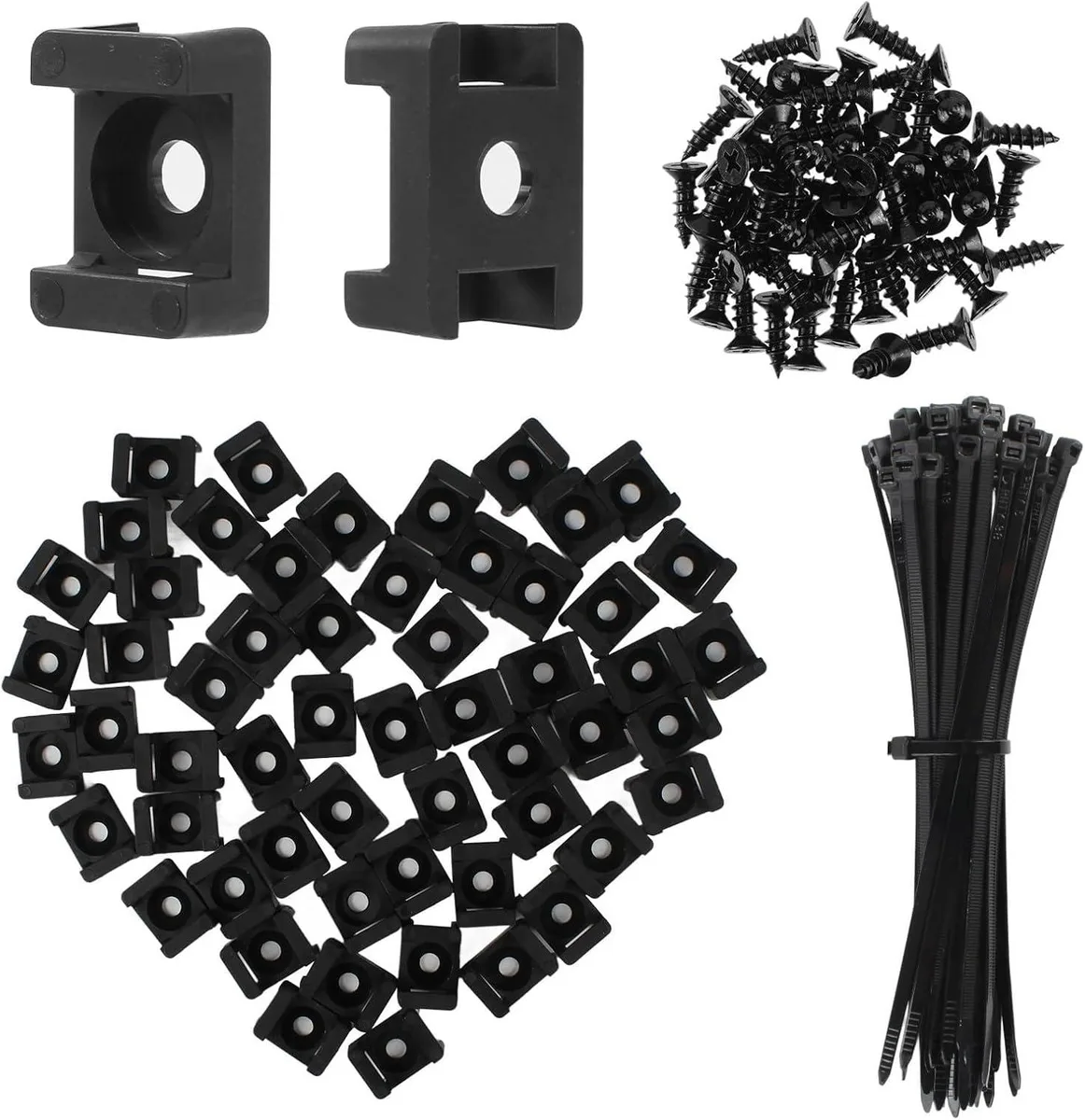 Ennovor Ennovor Cable Tie Mounts Kit 60 Packs accessory — product photo
