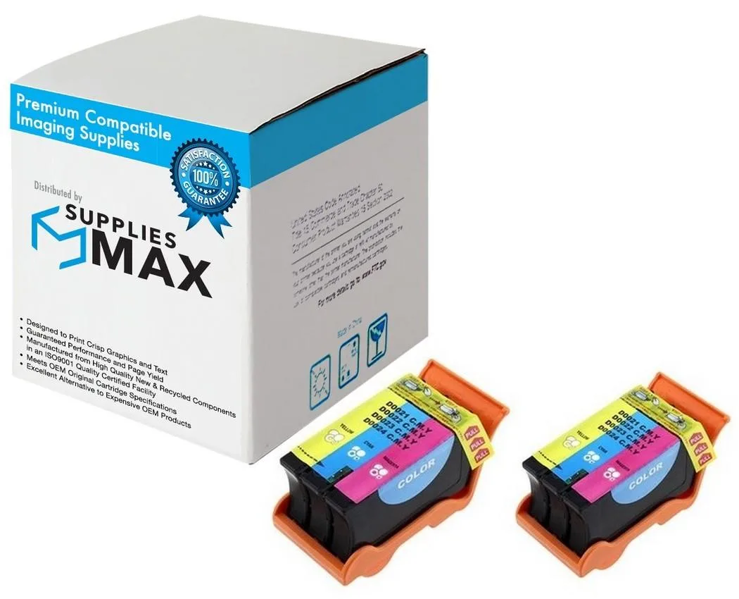 SuppliesMax SuppliesMax 2CLSRS21 Color High Yield Inkjet 2-Pack — product photo