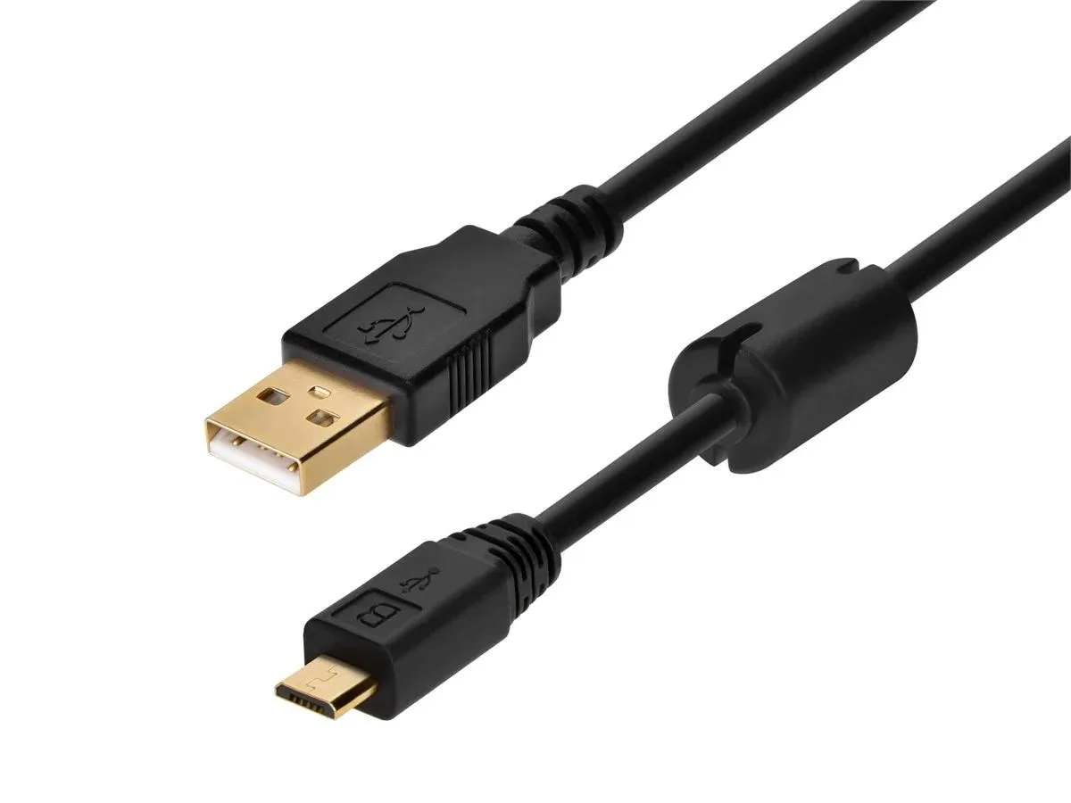 Monoprice Inc. Monoprice 105457 USB-A to Micro USB-B 2.0 Cable 3.00 ft 28/24AWG Black — product photo