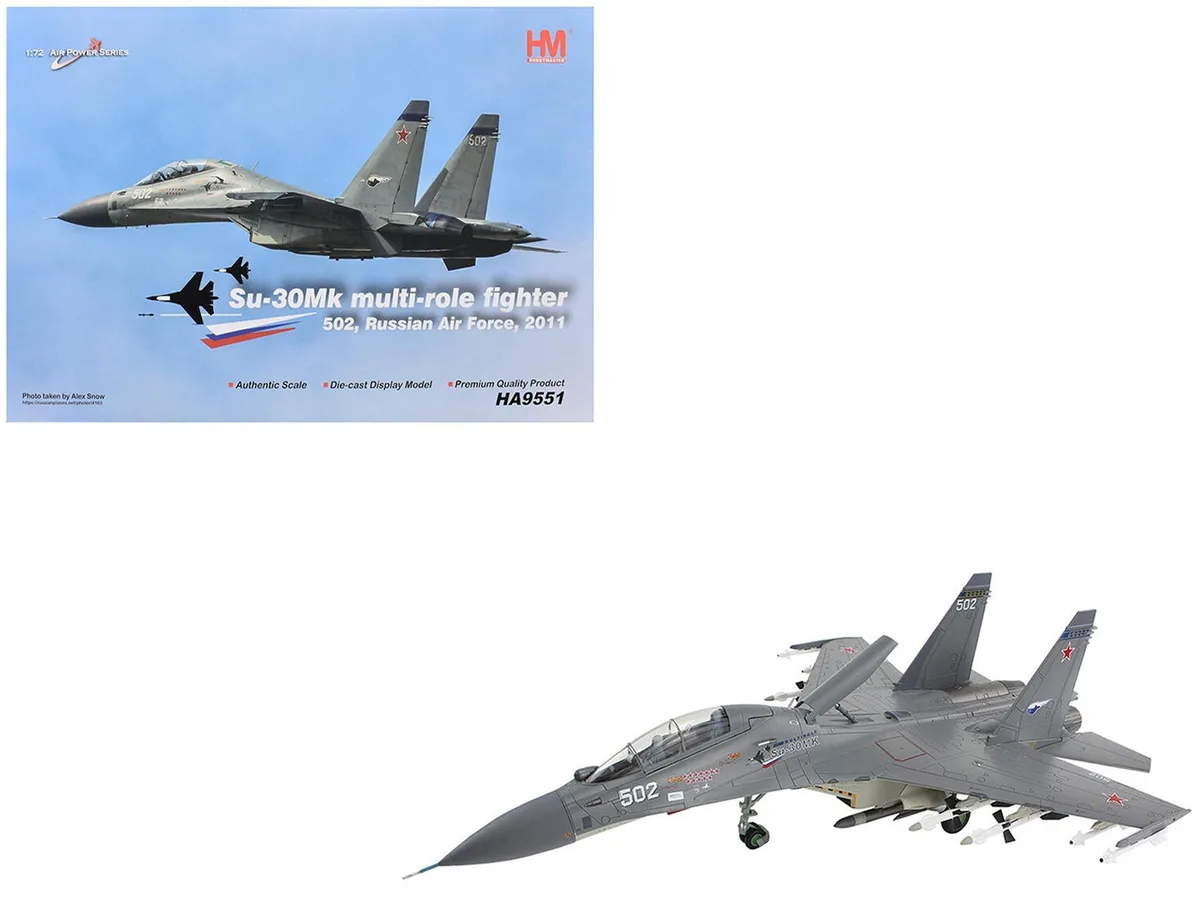 Hobby Master Hobby Master Sukhoi Su-30Mk Flanker "502" 1/72 Diecast Model — product photo