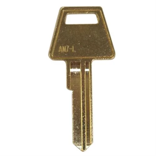 Jet Jet AM7L 6 Pin Long Style Key Blank Brass — product photo