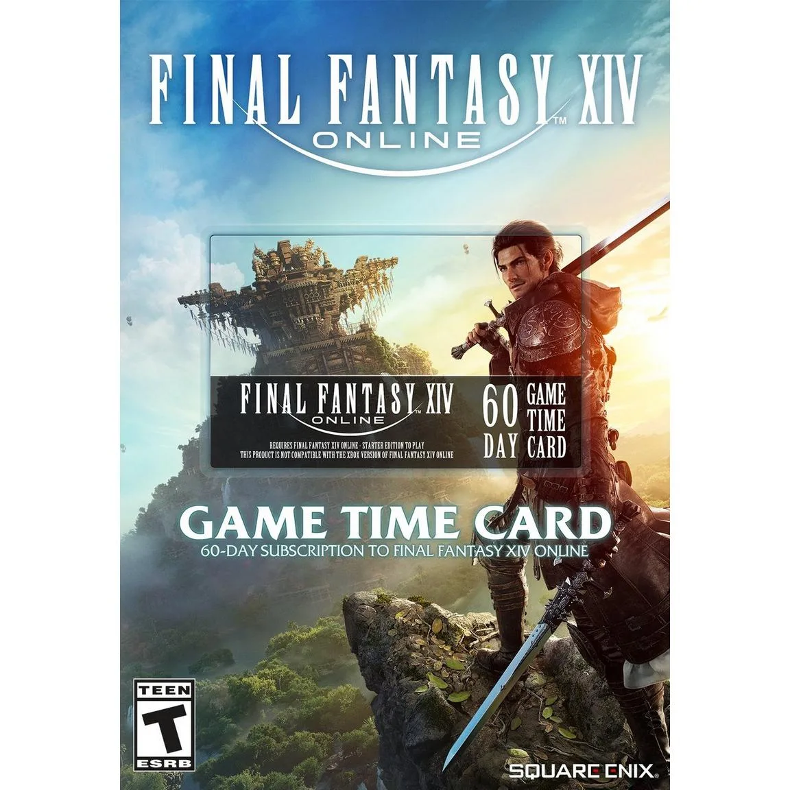 SQUARE ENIX USA SQUARE ENIX USA FFXIV60D 60 Day Time Card downloadable game — product photo